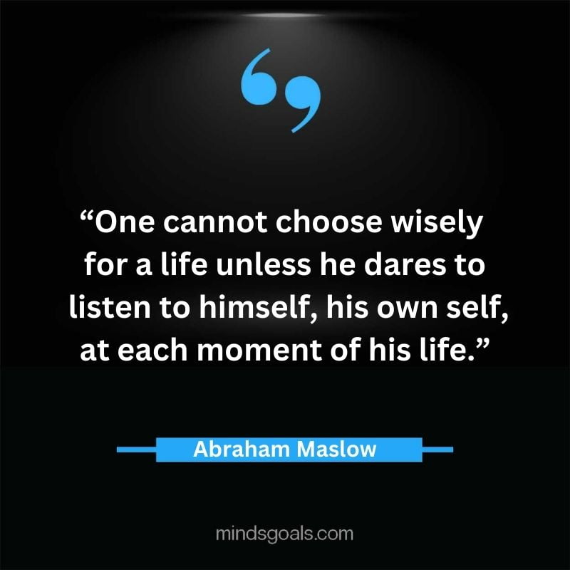 Abraham Maslow 57 - Top 94 Powerful Abraham Maslow Quotes on Human Potential, Growth, Creativity, Hard work(Success)